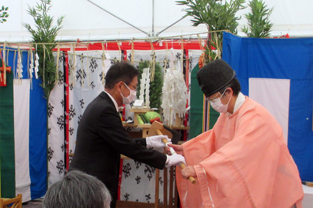 新潟認定こども園 地鎮祭1